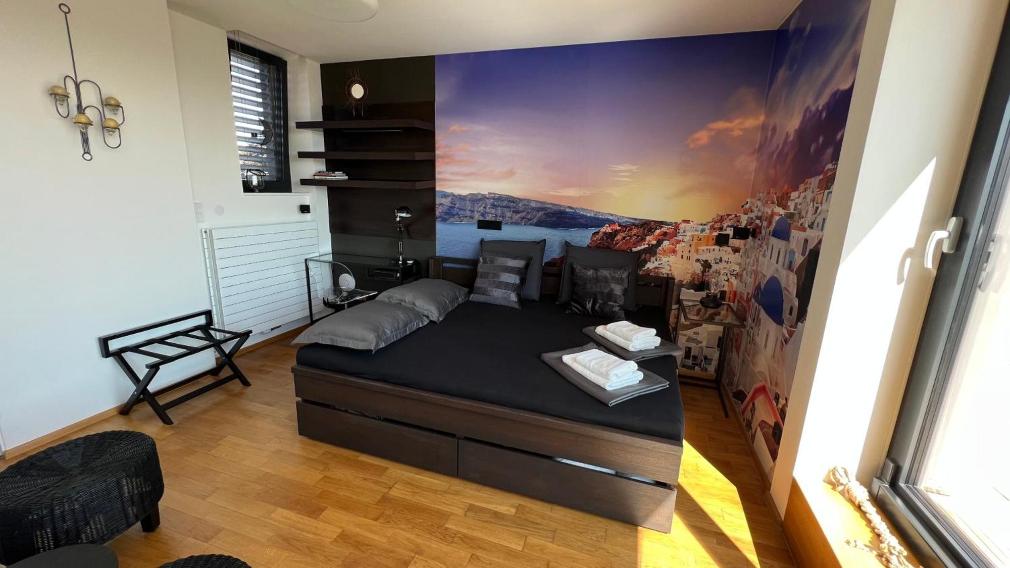 Apartman Se Saunou A Terasou S Vyhledem Na Бърно Екстериор снимка