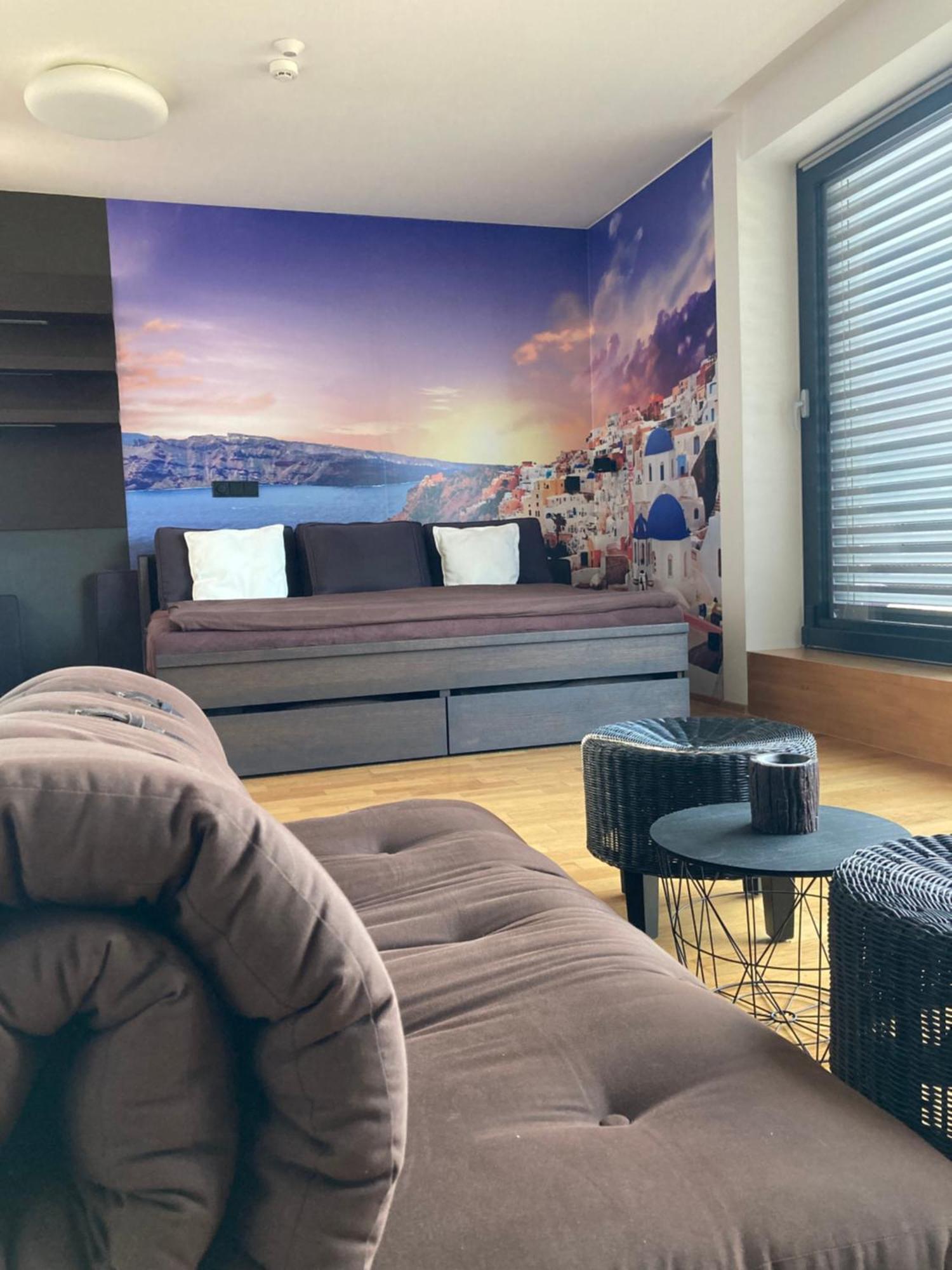 Apartman Se Saunou A Terasou S Vyhledem Na Бърно Екстериор снимка